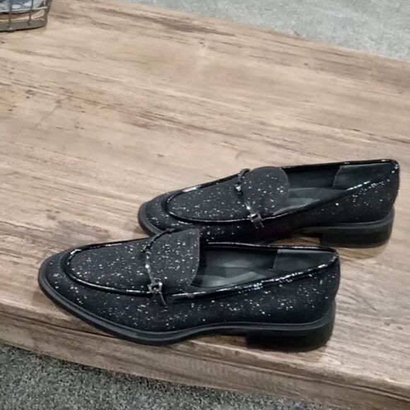 Sarto "Eda 3" black glitter loafer item number 563239 size 7 NWT - Picture 8 of 10